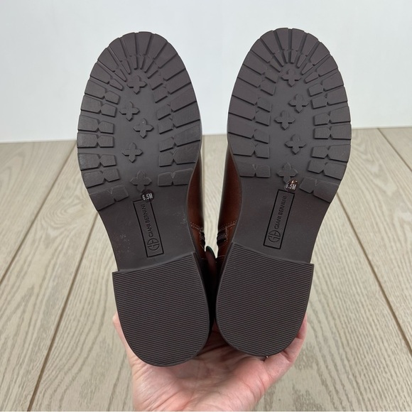 Giani Bernini Women's Becca Memory Foam Buckled Booties 6.5M Mocha Brown $100 - Picture 8 of 9